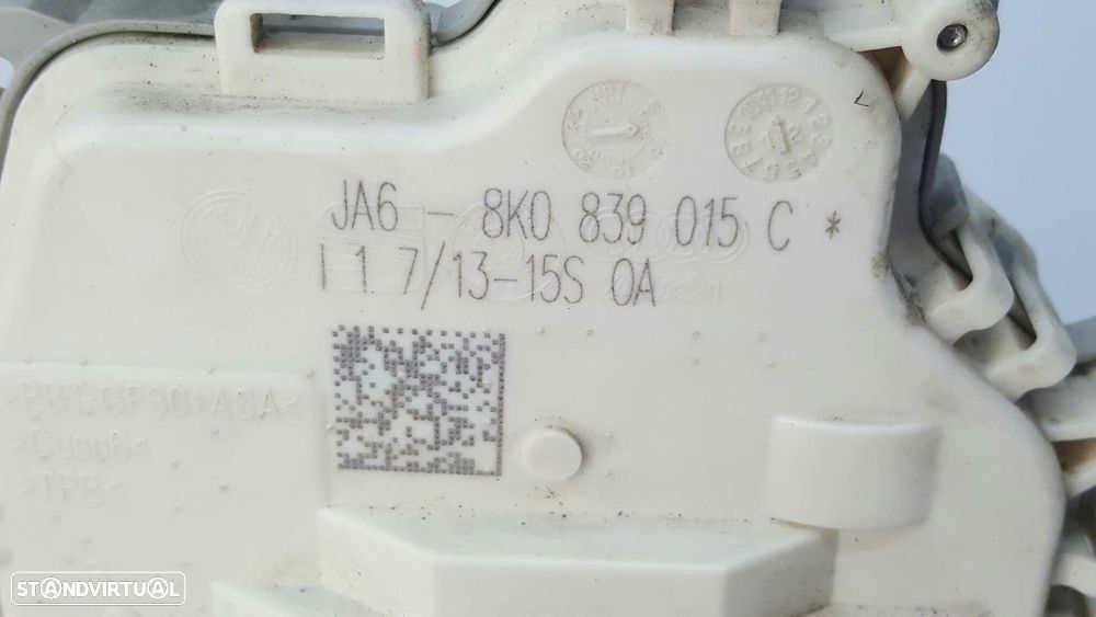 FECHADURA PORTA TRASEIRA ESQUERDA AUDI A3 SPORTBACK 2013 -8K0839015C - 3