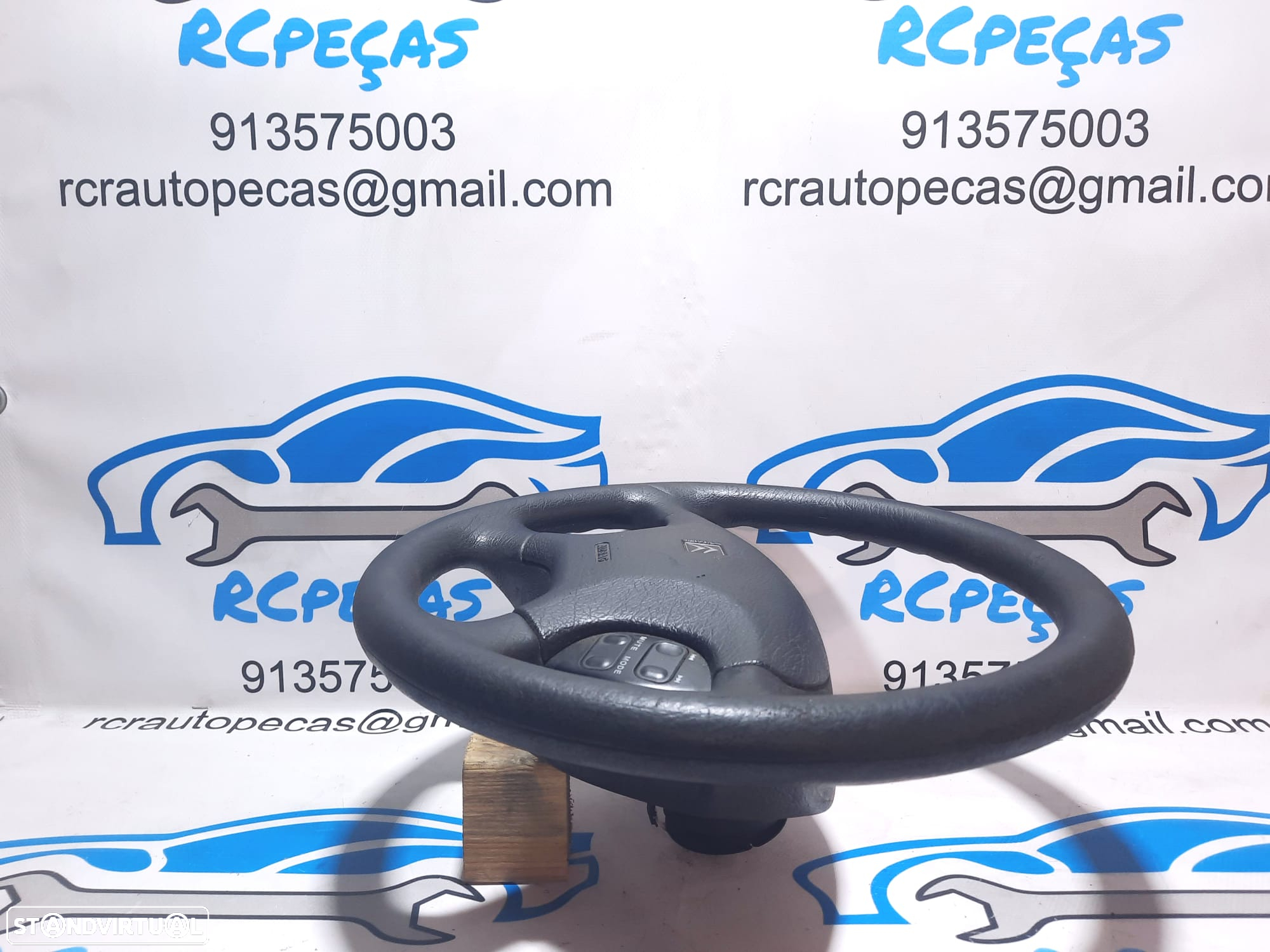 VOLANTE GUIADOR COMPLETO CITROEN XSARA PICASSO N68 94634750ZL PELE AIRBAG COMANDOS MULTIFUNÇÕES CONTROLO - 6