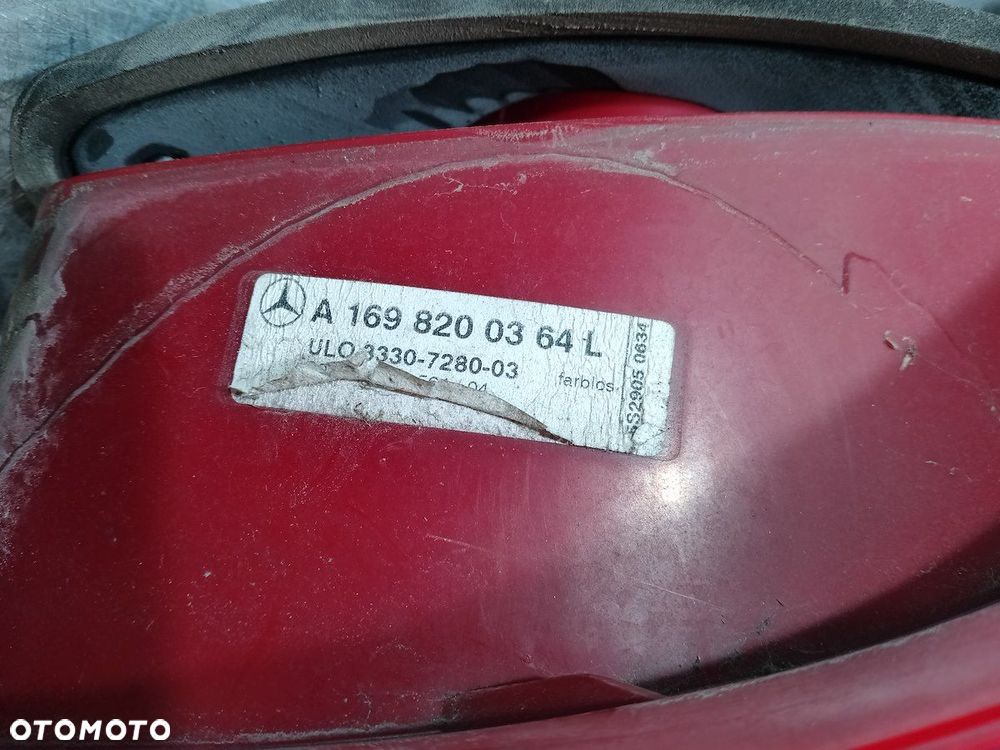 LAMPY TYŁ KOMPLET MERCEDES-BENZ W169 A1698200464R   A1698200364L HATCHBACK - 9