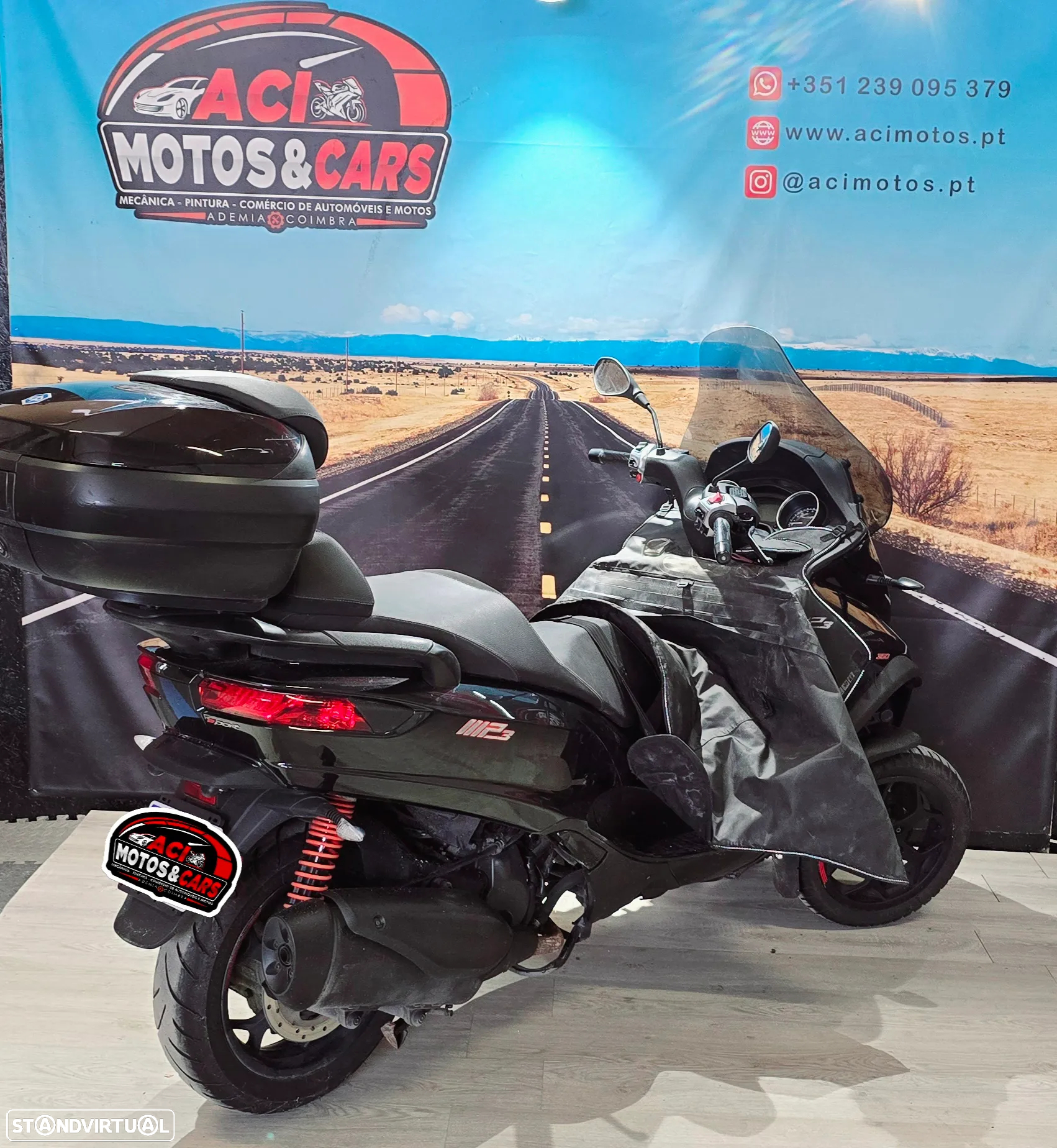 Piaggio MP3 350 Sport i.e. LT BLACK ÉDITION Carta de carro - 7