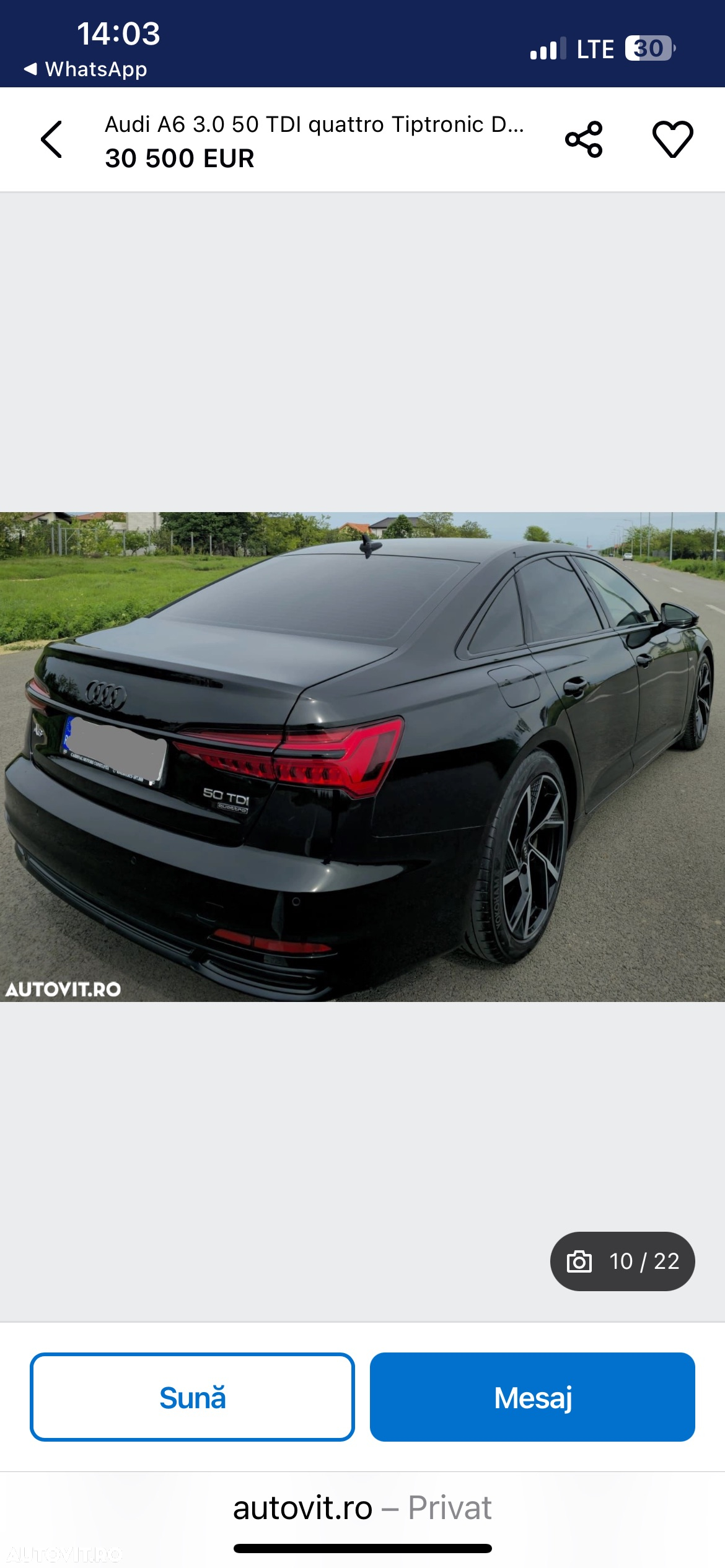Audi A6 3.0 50 TDI quattro Tiptronic Design - 7