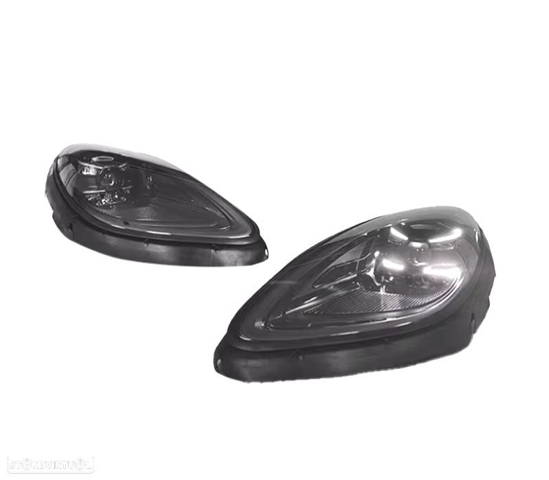 PARA-CHOQUES DIANTEIRO PORSCHE MACAN 14-18 LOOK TURBO 2023 + FARÓIS LED - 2