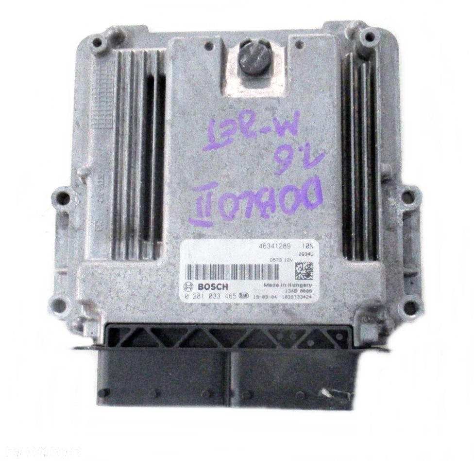 FIAT DOBLO II 2 MAXI 1.6 M-JET KOMPUTER STEROWNIK SILNIKA 0281033465 - 2