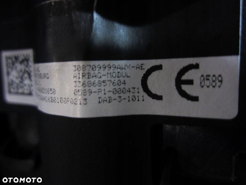 BMW X1 F48 F39 PODUSZKA KIEROWCY AIRBAG USA ORYGINAŁ 6877541 32306877541 - 7