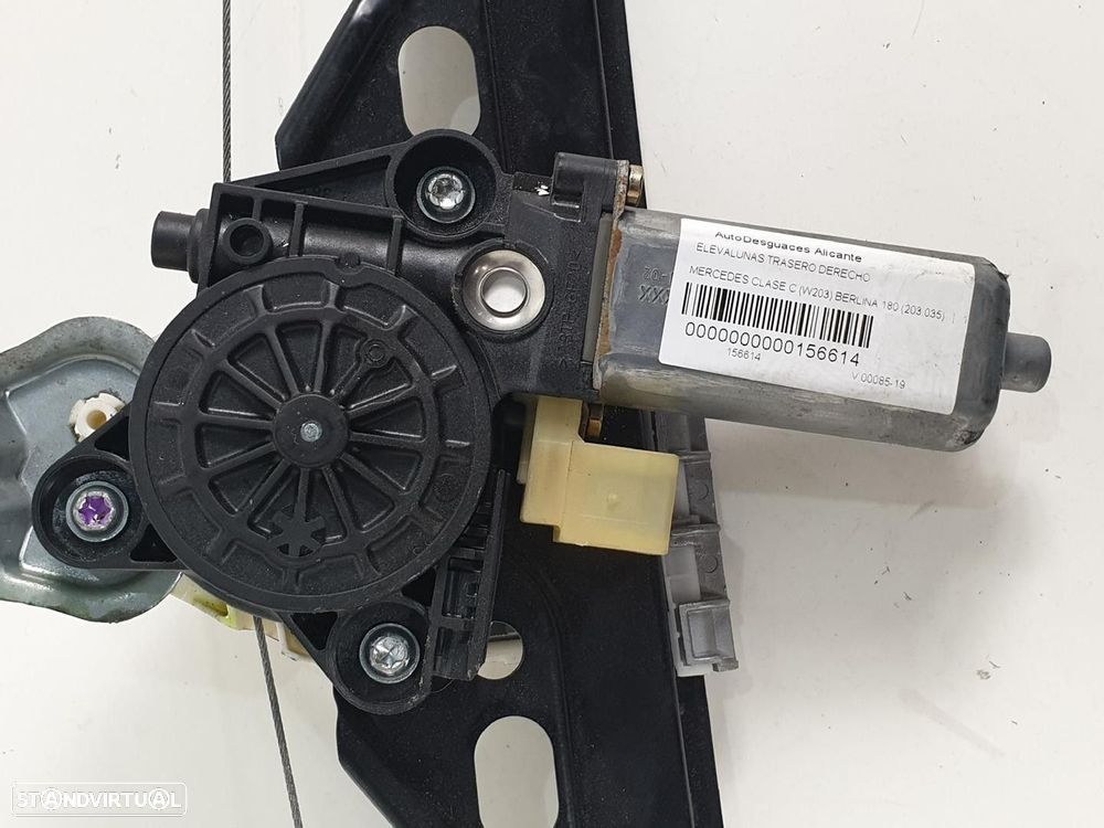 ELEVADOR DE VIDRO TRASEIRO DIREITO MERCEDES-BENZ CLASSE C 2000 - 3