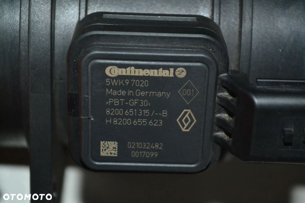 RENAULT NISSAN DACIA MERCEDES OPEL 1,5 2,0 DCI PRZEPŁYWOMIERZ POWIETRZA CONTINENTAL 8200651315B 5WK97020 - 3