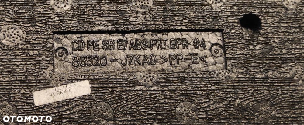 KIA CEED III LIFT ABSORBER ZDERZAKA PRZÓD WZMOCNIENIE ZDERZAK 86520-J7KA0 - 5