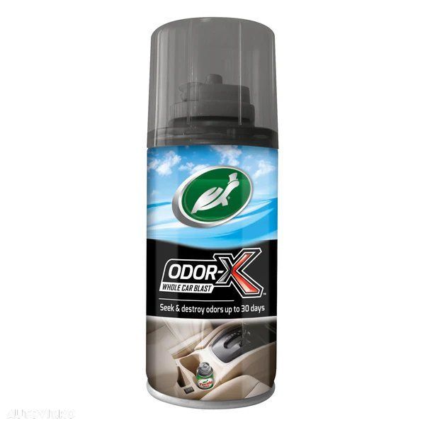 Spray automat eliminare mirosuri neplacute (fum, animale companie, cafea, mancare) Power Out Odor-X Whole Car Blast-New Car 100ml - 1