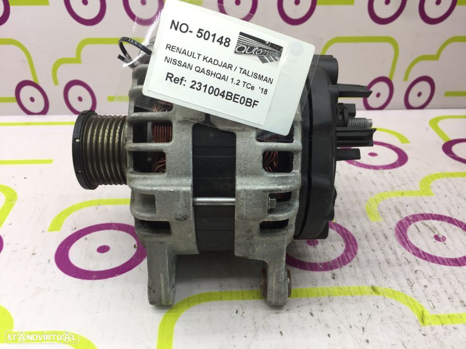 Alternador Renault Kadjar / Nissan Qashqai 1.2TCe 130Cv de 2018  - Ref: 231004BE0BF - NO50148 - 4