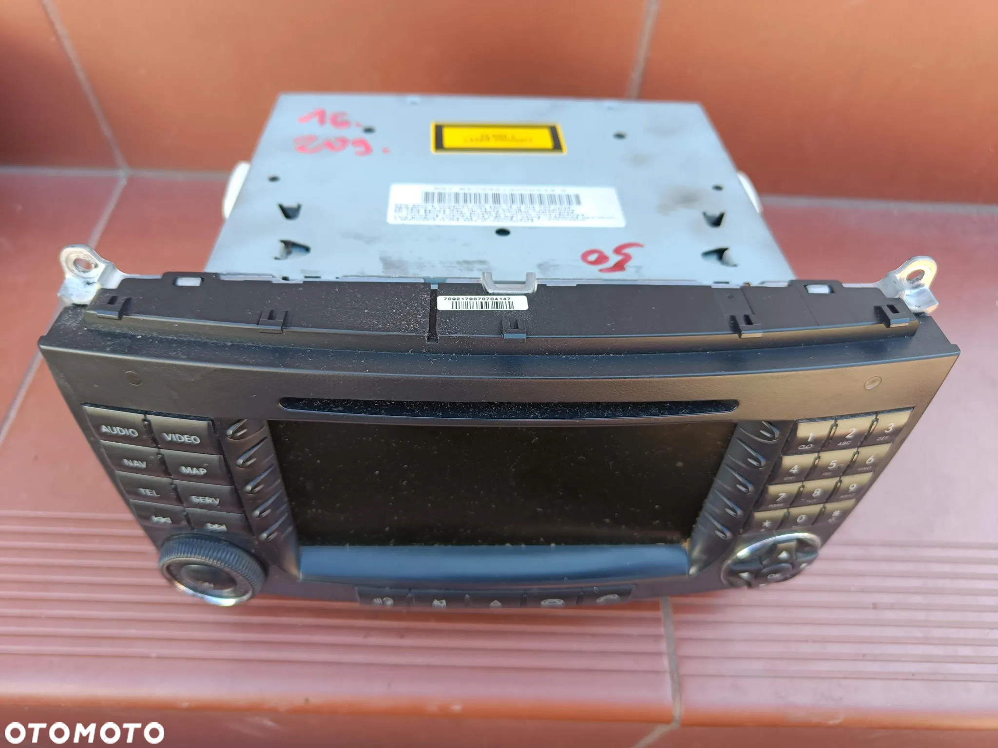 MERCEDES W209 CLK LIFT RADIO COMAND NAVI NAWIGACJA NTG1 A2098207689 - 4