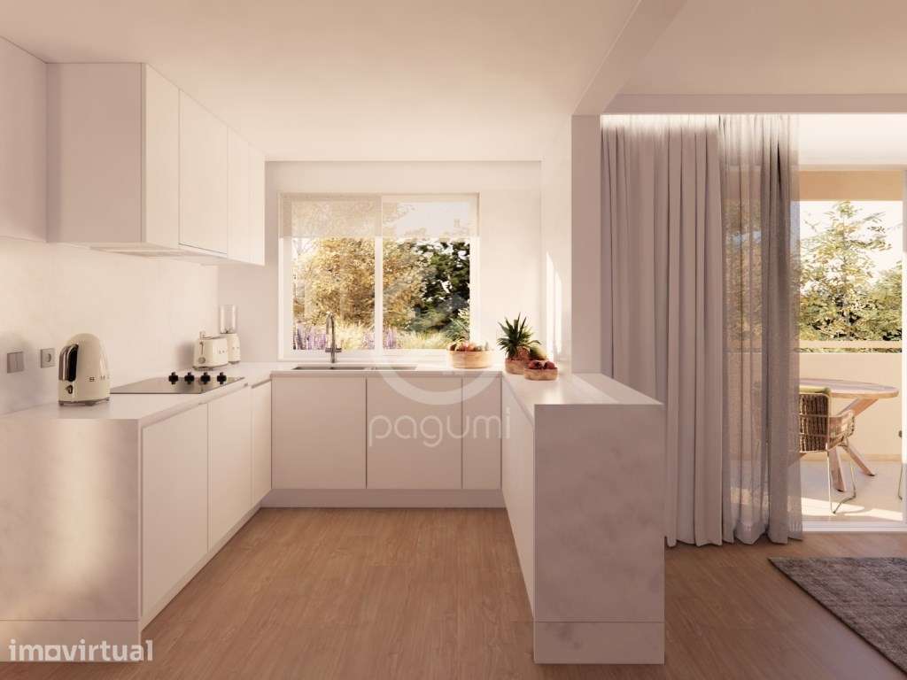 Apartamento T2 Rio Tinto - Varanda, Piscina e Jardim em Condomínio ... - Grande imagem: 4/24