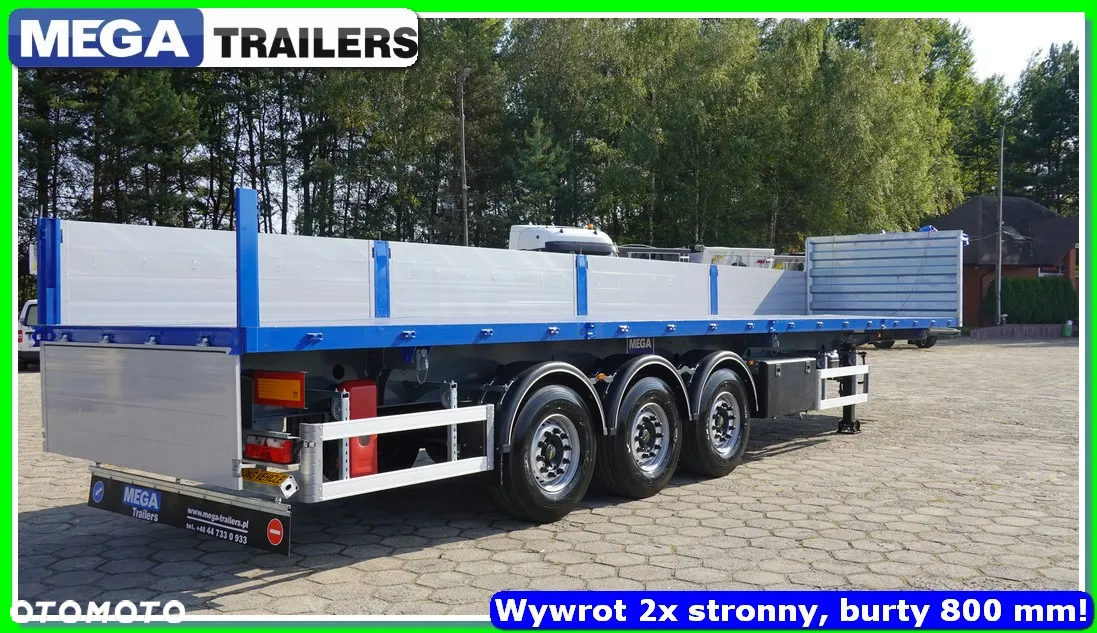 Inny Platforma z wywrotem, 2 strony, 12,60 m, burta 800 mm! - 23