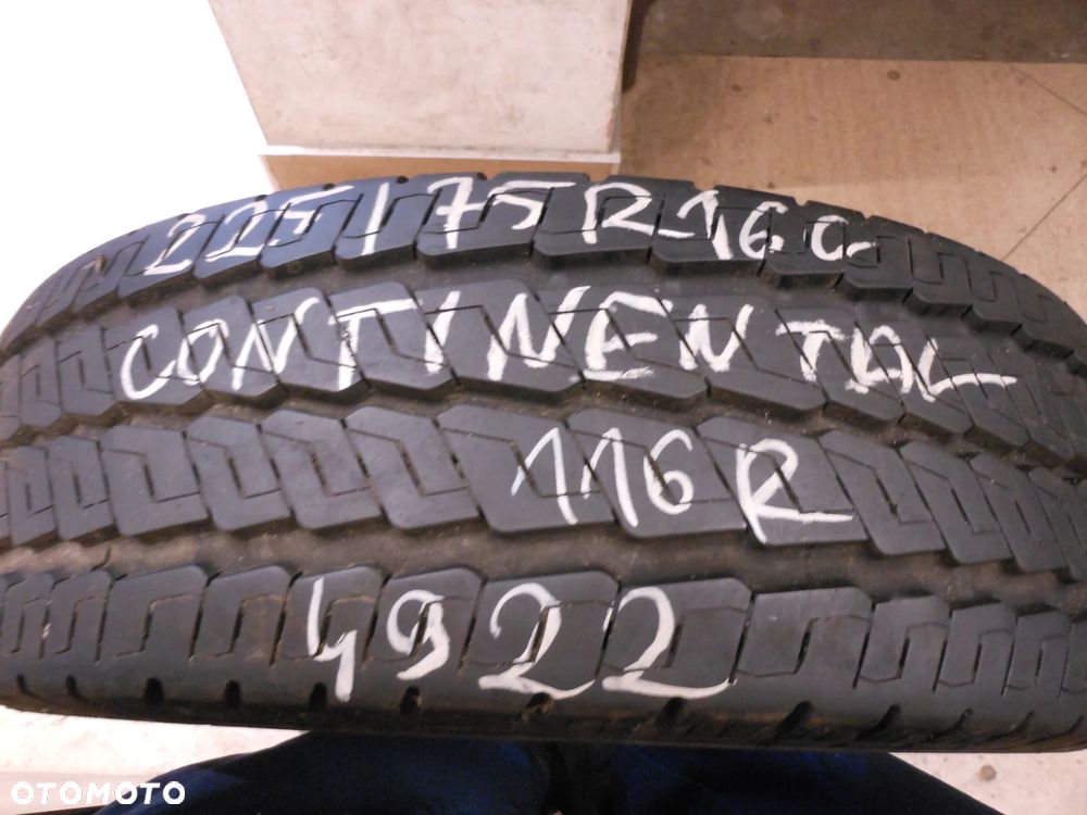 opona pojedyńcza 225/75r16c continental vanco camper 9,2mm lato - 1