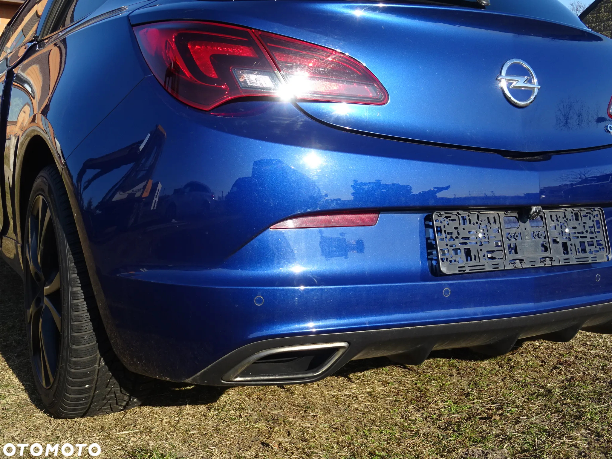 ASTRA J OPC COUPE ZDERZAK TYŁ TYLNY DYFUZOR PDC ŚLIZG KOMPLET Z22N - 2