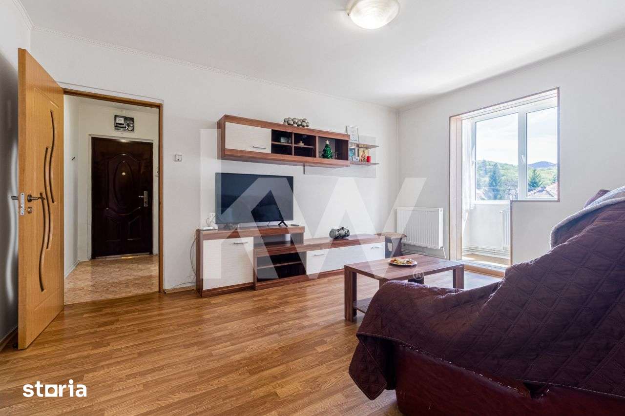 Apartament cu doua camere mobilat-utilat, cu priveliste catre munte — fotografia 1
