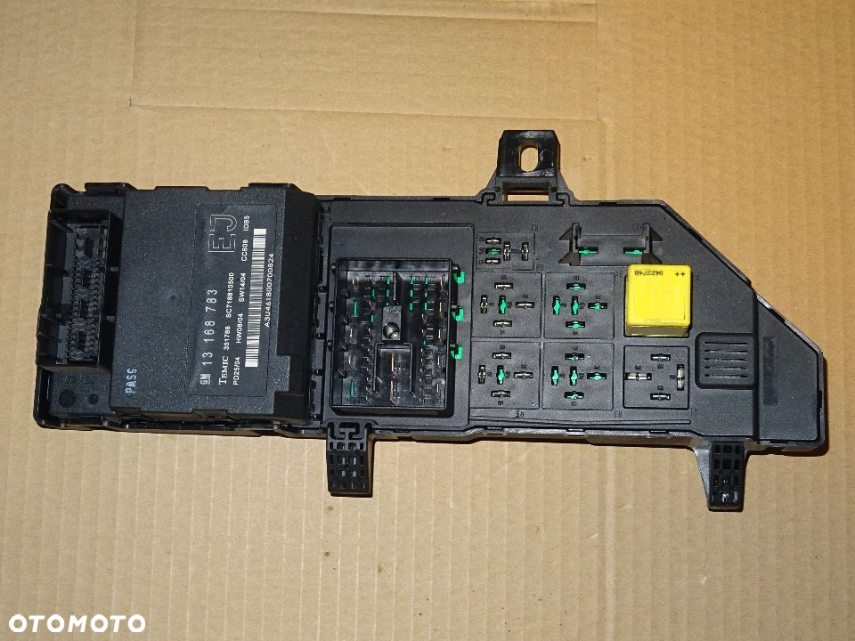 SKRZYNKA MODUŁ NADWOZIA BCM OPEL SIGNUM VECTRA C KB EJ, PIN CARPASS - 2