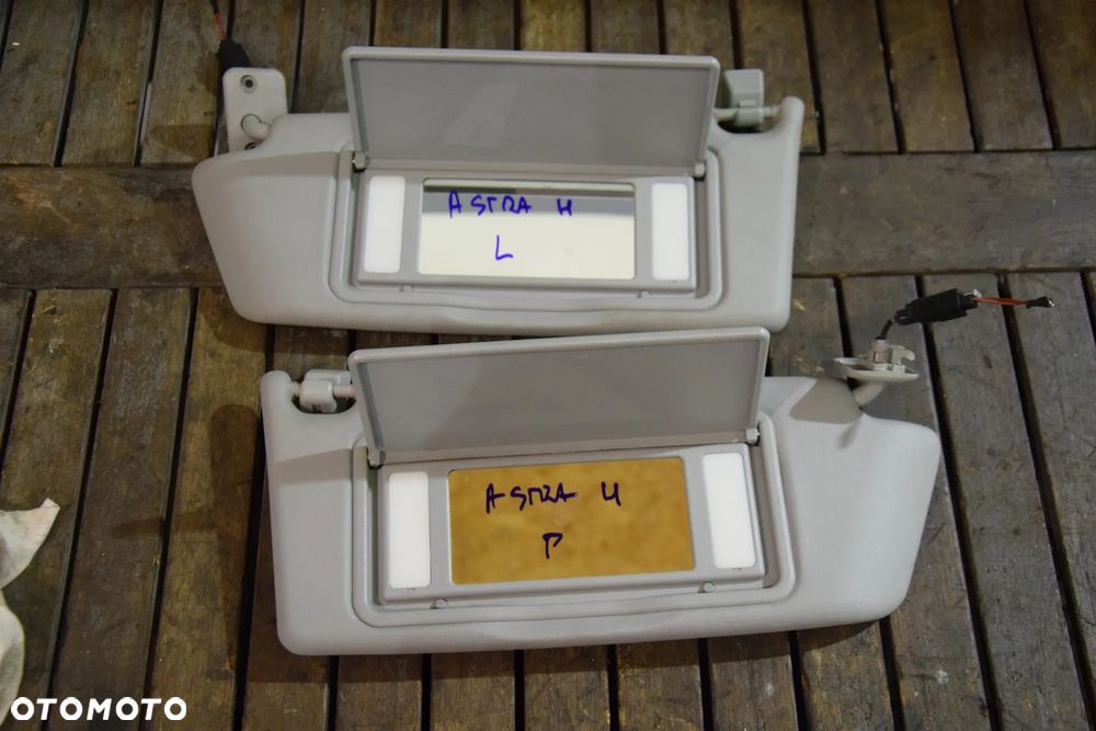 Opel Astra H Osłona przeciwsłoneczna prawa / lewa Daszek LIFT - 2