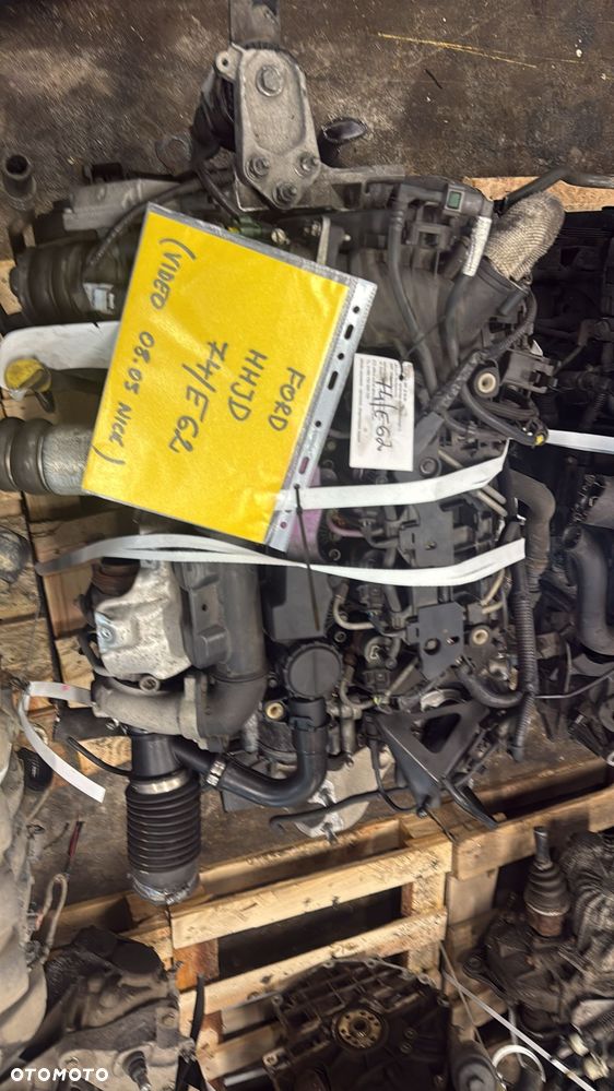 Ford HHJD 1.6 diesel silnik kompletny z pełnym osprzętem gotowy do montażu VIDEO PRACY SILNIKA - WHATSAPP LUB LINK W OPISIE - 6