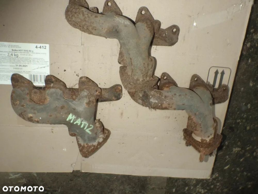 kolektor wydechowy daewoo matiz 800 posiadam wszystkie części matiza - 1