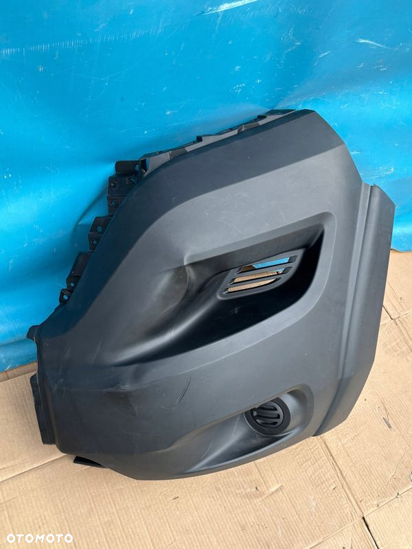 DUCATO BOXER JUMPER L4 Max 17- ZDERZAK NAROŻNIK PRZEDNI LEWY LISTWA CZARNY - 6