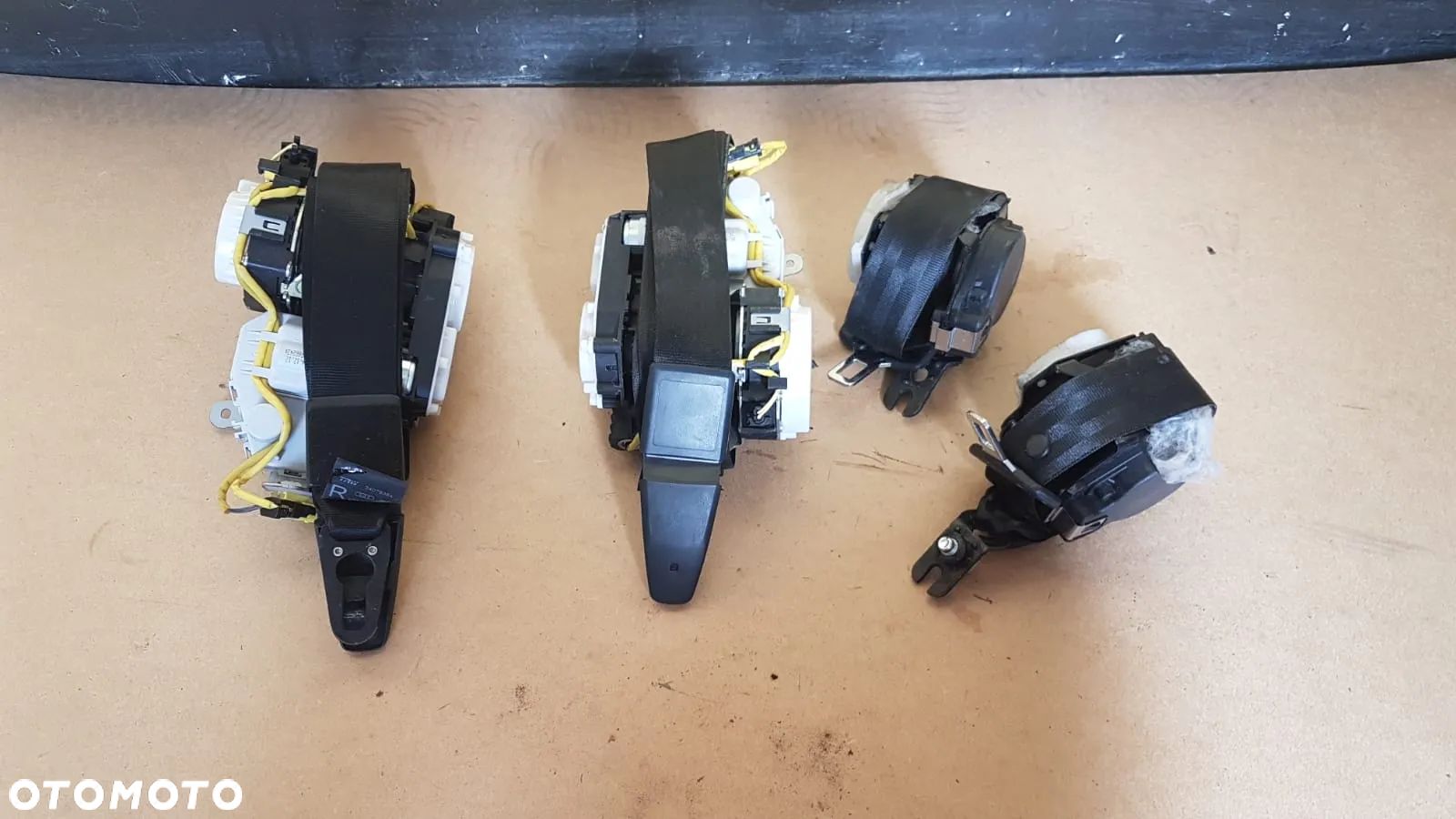 AUDI A6 4G9 PASY BEZPIECZEŃSTWA Z NAPINACZEM  PRZÓD TYŁ PRAWY LEWY 4G8857706E 4G8857705C SPRAWNE - 1