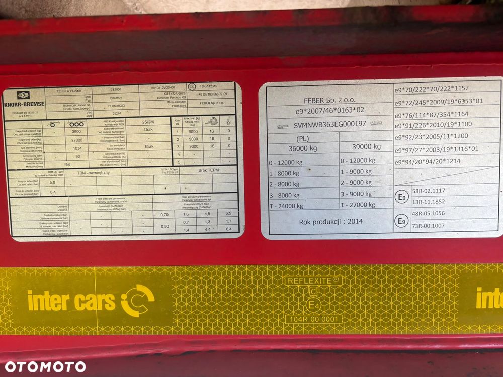 Feber Inter Cars Wywrotka 49m3 - 10