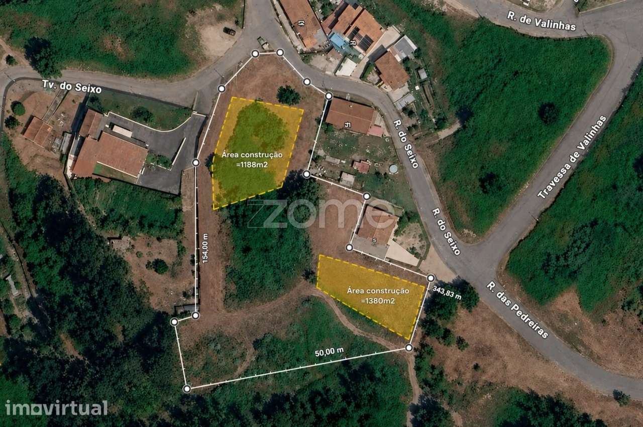 Terreno |Potencial de Desenvolvimento Habitacional | Paços de Ferre...