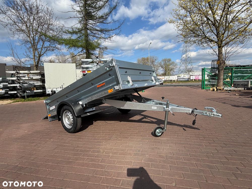 Neptun Przyczepa Neptun N7-253 HOBBY RESOR 253x150x40 1 osiowa resor+amortyzator wysokie burty quad traktorek atv Wrocław Borowa - 1