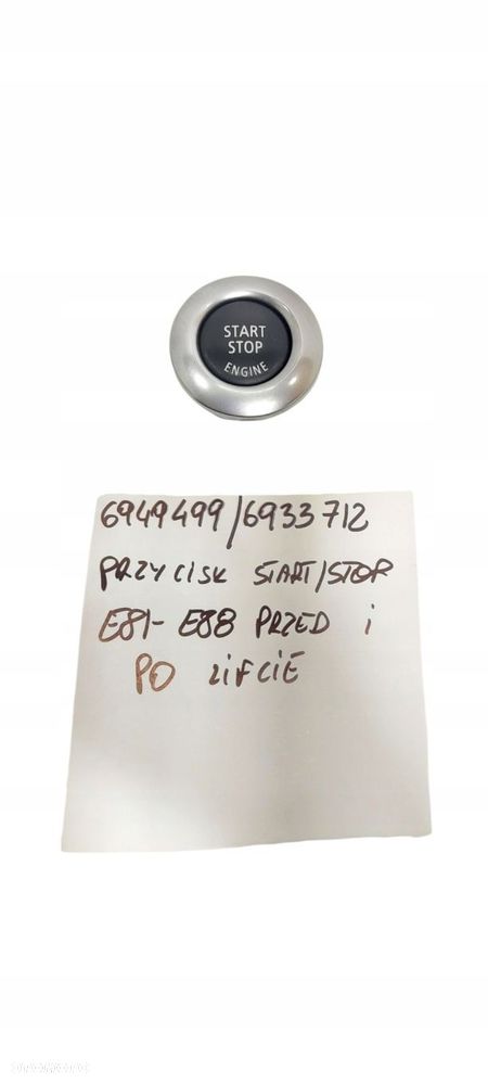 Bmw E81 E82 E87 E88 Przycisk Start Stop Igła 6949499 6933712 - 1