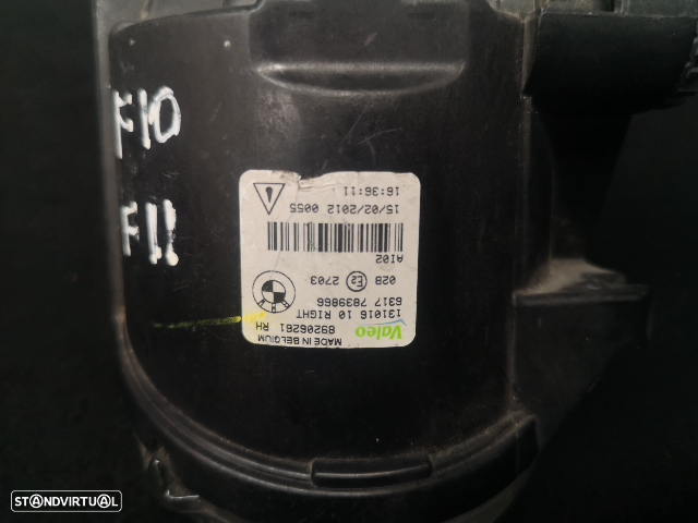 Farol de noveiro originais frente direita para BMW Série 5 F10 f11 2010+ - 6