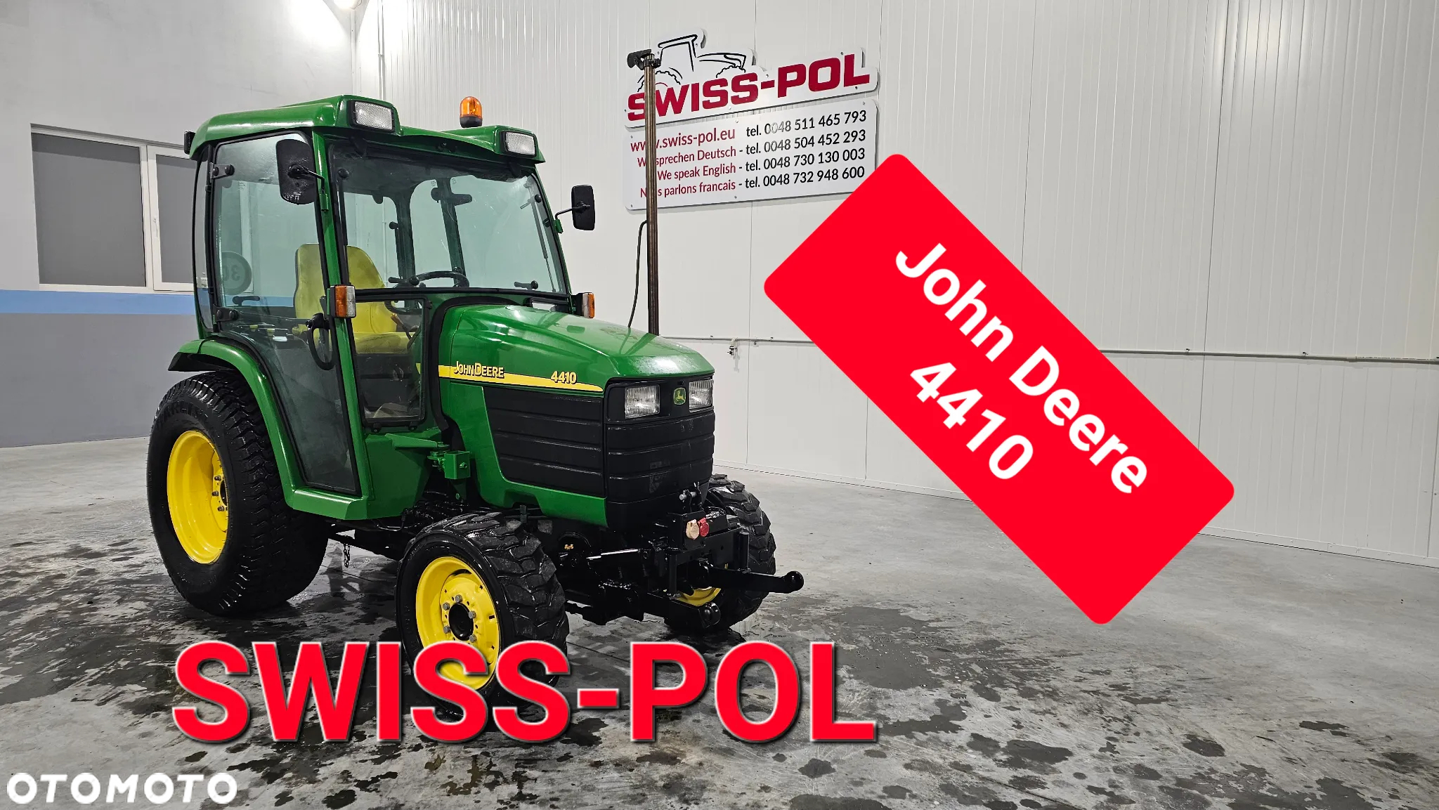 John Deere Ciągnik komunalny / ogrodniczy 4410 Tuz I Wom 4300 se 4310 x 4320 Same Solaris - 2