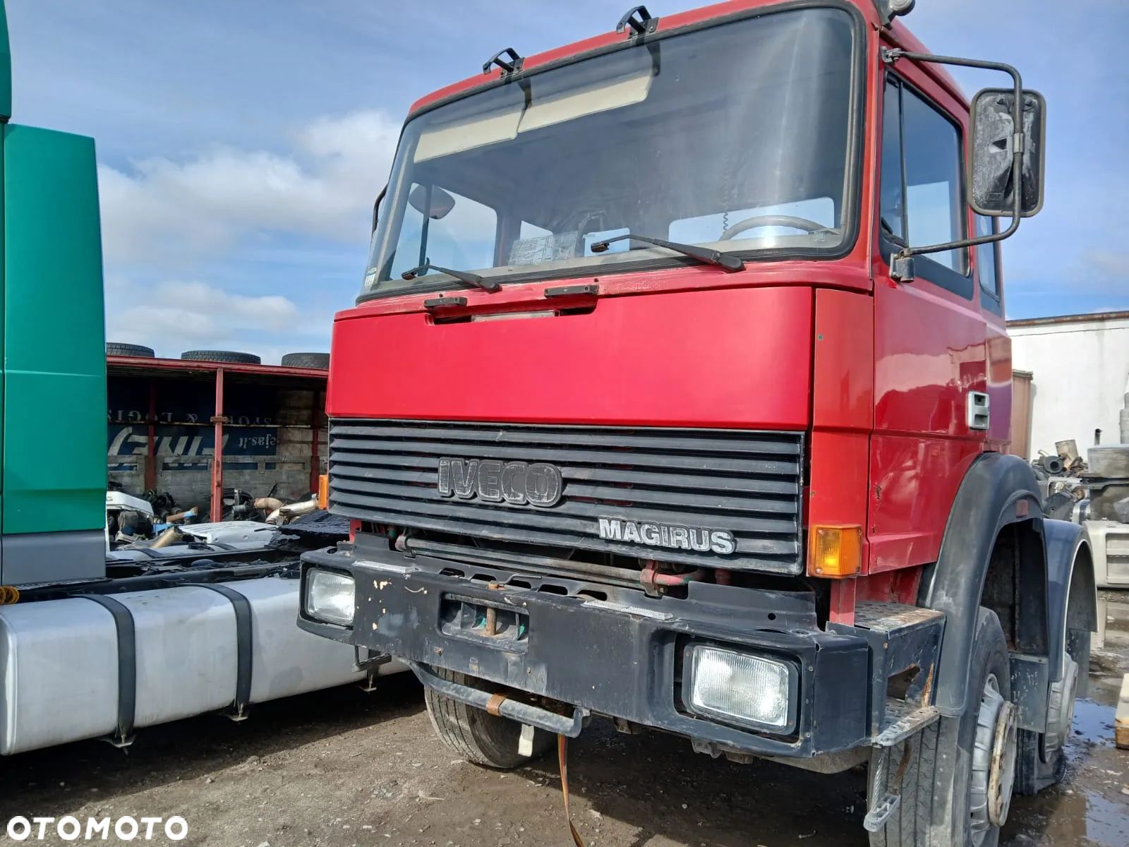 KABINA DRZWI MASKA ATRAPA ZBIORNIK ZDERZAK SILNIK SKRZYNIA 16S130 MAGIRUS V8 340 - 1