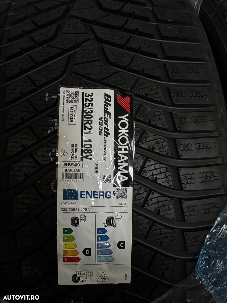 Vând set anvelope 285/35/21-325/30/21 Yokohama de iarnă noi - 3