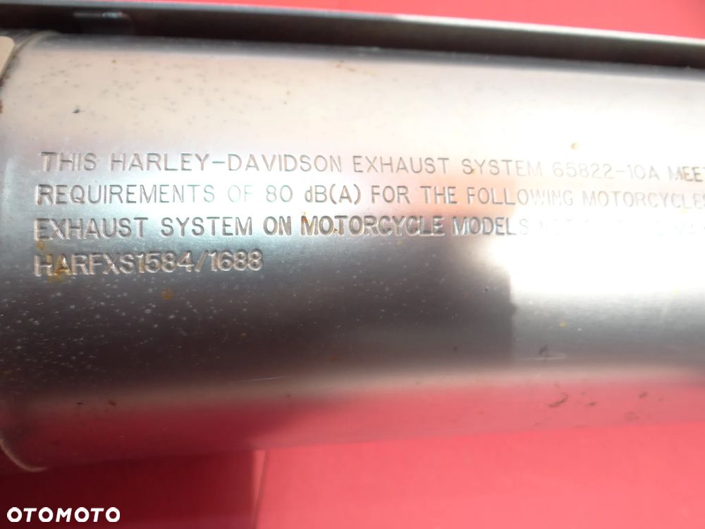 N176  HARLEY DAVIDSON TŁUMIK TŁUMIKI WYDECH SOFTAIL HARITAGE FAT BOY HARFXS1584 1688 - 10