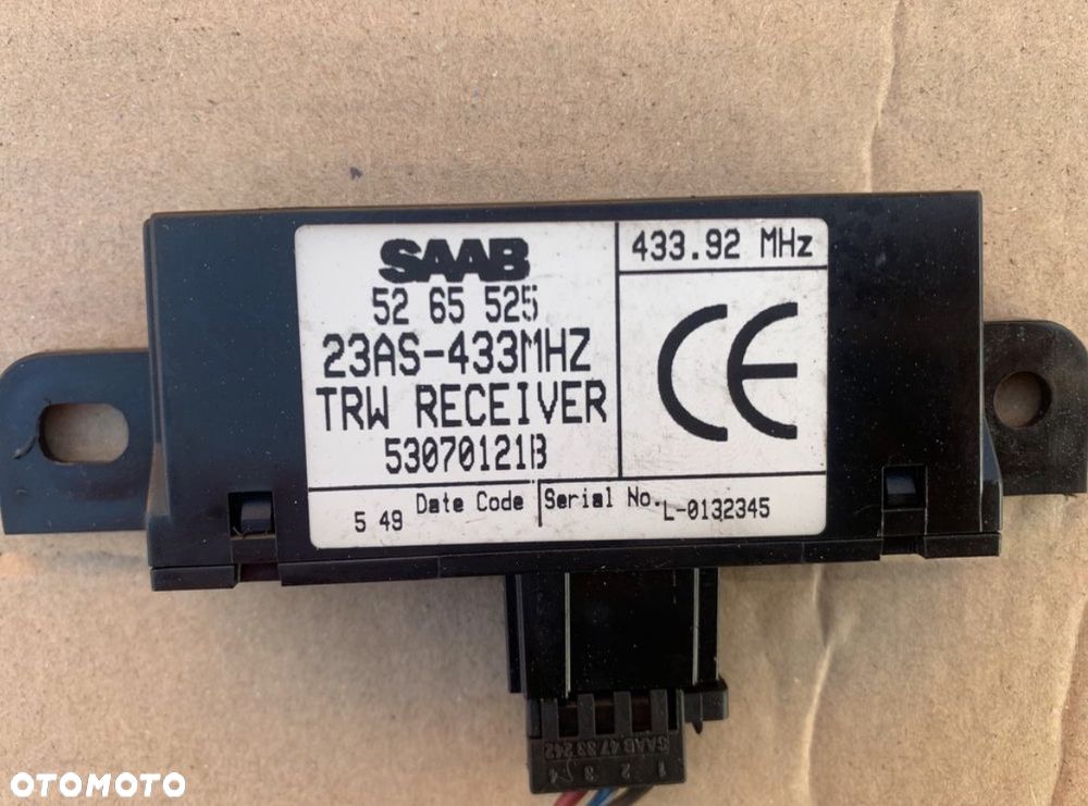 5265525 moduł sterownik pilota Saab 9-5 95 - 2
