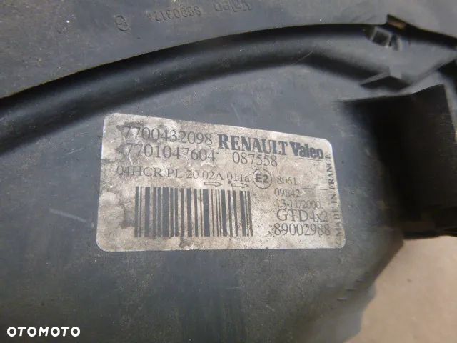 LAMPA LEWY PRZÓD LEWA PRZEDNIA RENAULT SCENIC I LIFT 99-03 - 7