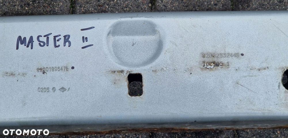 renault master 2 ii opel movano belka pod zderzak przedni 8200189647e - 6