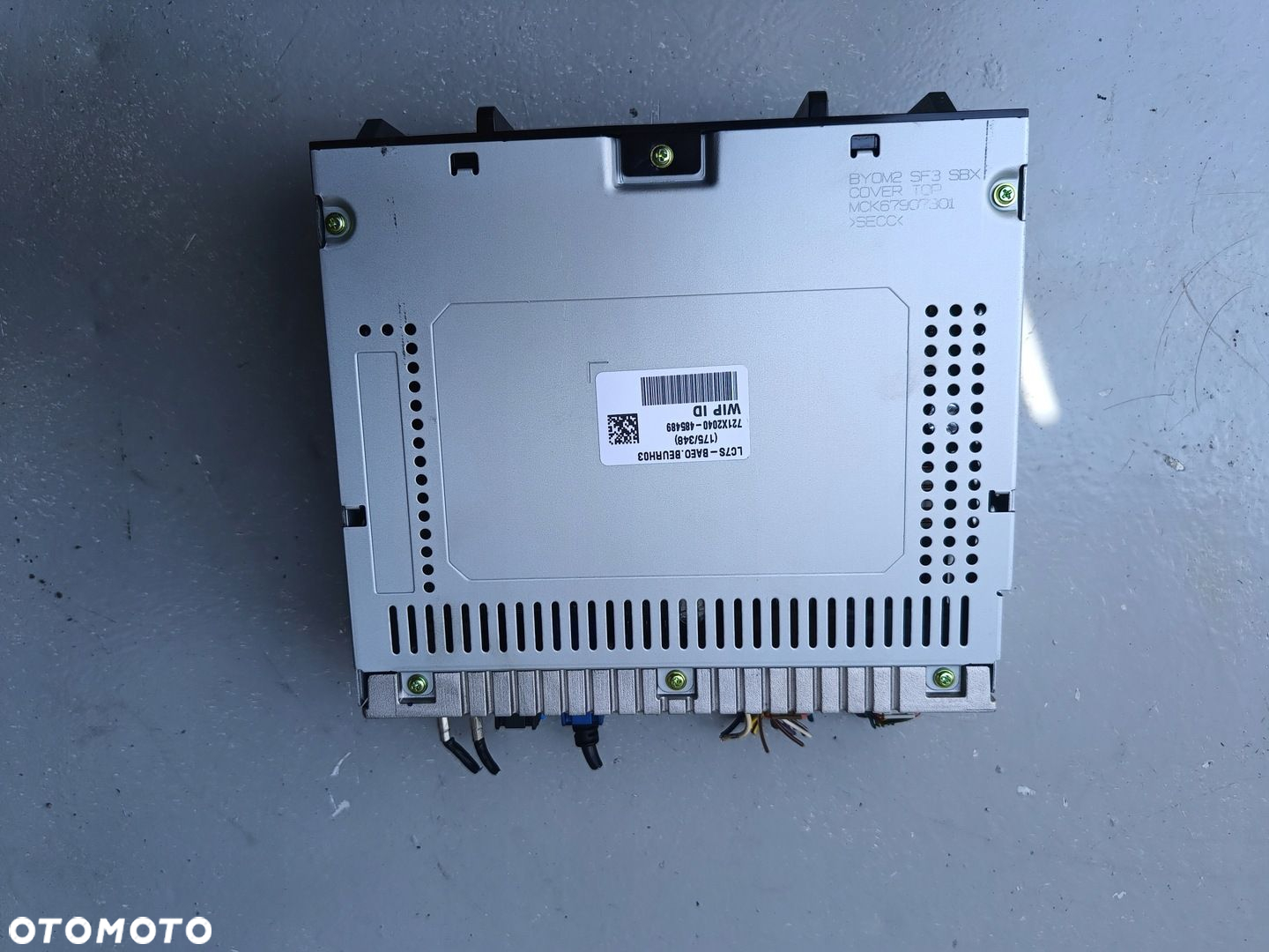 OPEL INSIGNIA B 17r- MODUŁ STEROWNIK RADIA SILVERBOX 42532876 - 3