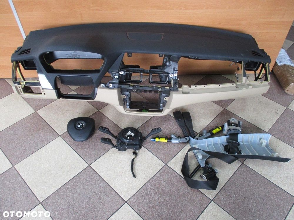 Deska konsola pulpit BMW X6 E71 kremowa - 2