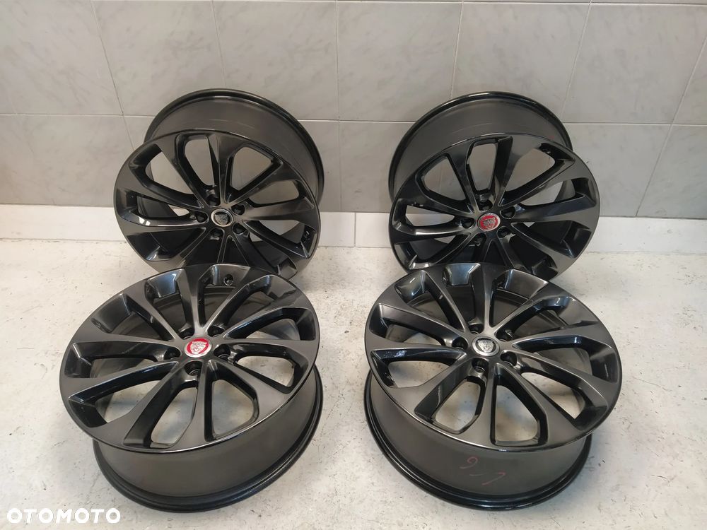 JAGUAR XF X250 XE X760 F-PACE X761 7,5X19 8,5X19 ORYGINALNE FELGI ALUMINIOWE R19 ET44,5 E755 5x108 KOMPLET DEKIELKI ORYGINAŁ - 2
