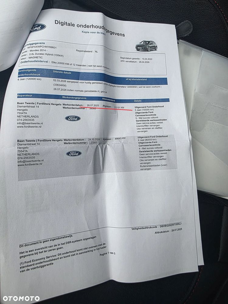 Ford Mondeo SW 2.0 Hybrid ST-Line Plus - 38