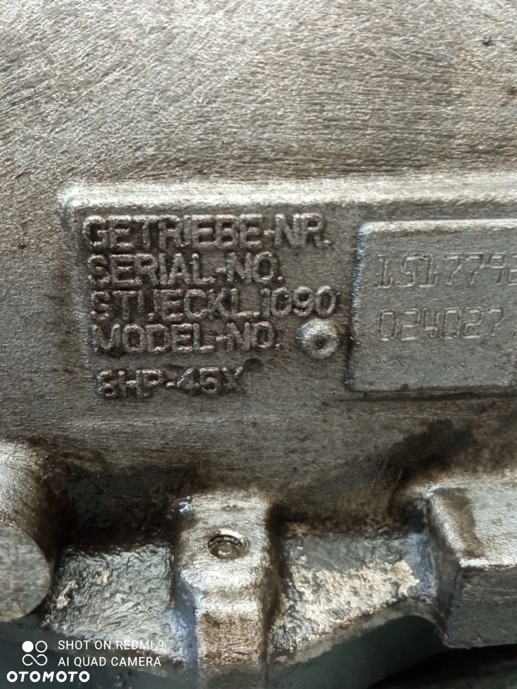 BMW F25 X3 SKRZYNIA BIEGÓW AUTOMAT 8hp45x 7623367 n47 - 6