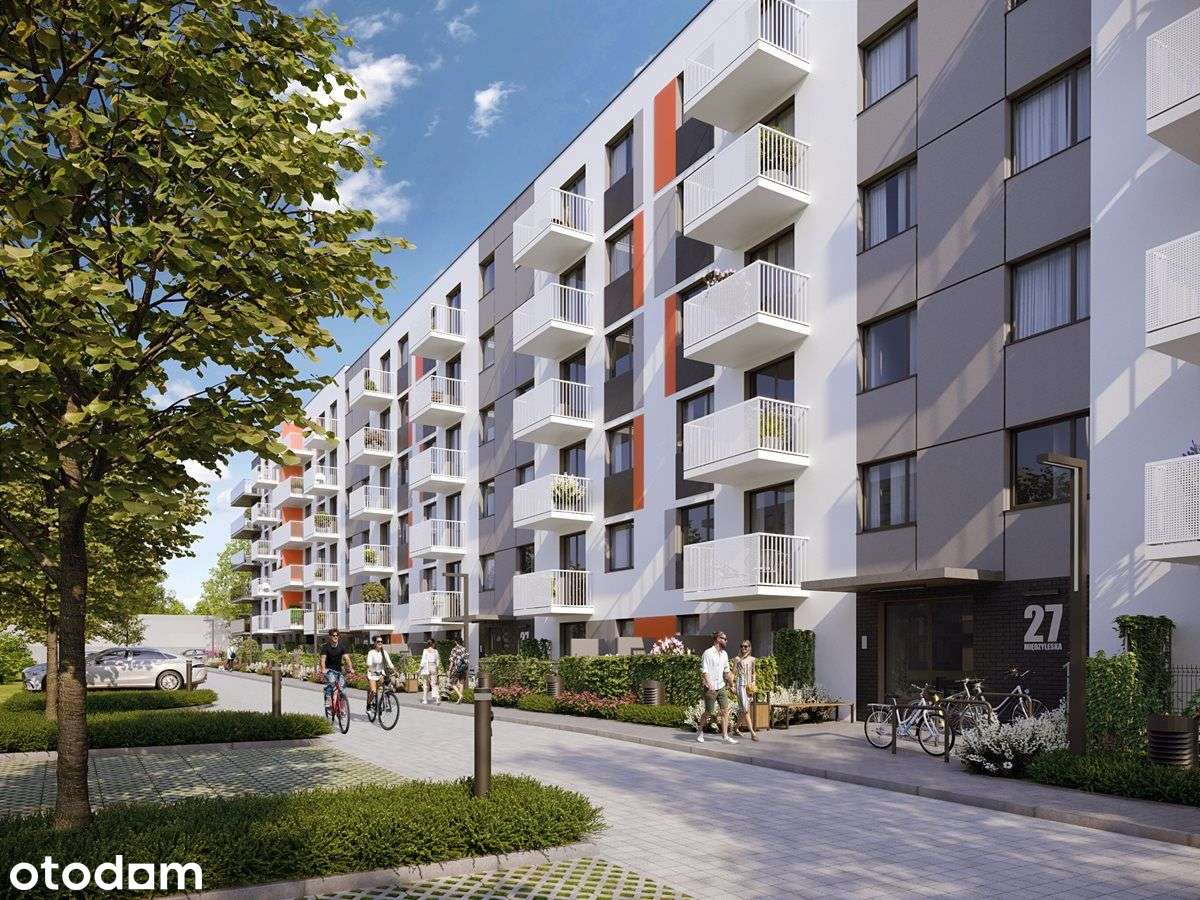 2-pokojowe mieszkanie 41m2 + balkon Bez Prowizji