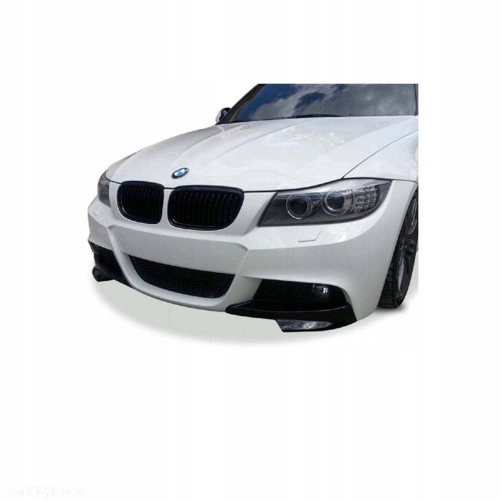 DOKŁADKA SPLITERY FLAPSY PRZEDNIEGO ZDERZAKA BMW E90 E91 M-PAKIET LCI LIFT - 1