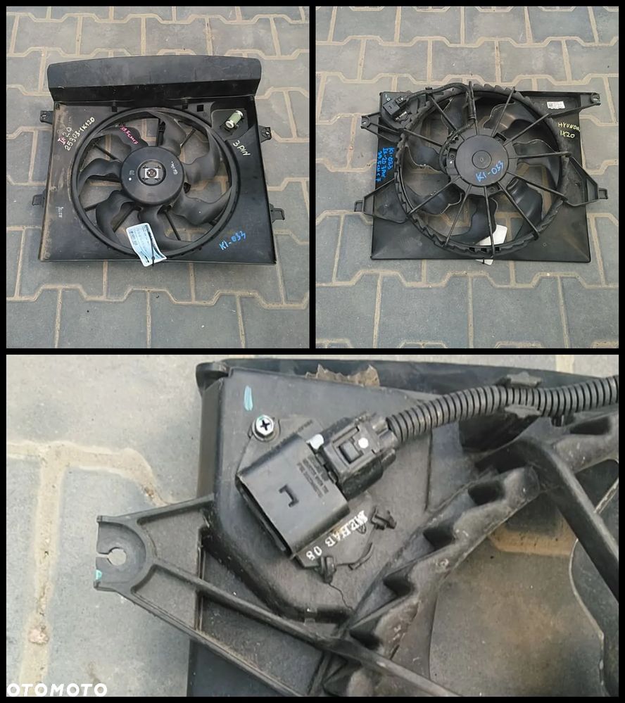 WENTYLATOR CHŁODNICY MITSUBISHI NISSAN HONDA ROVER MAZDA TOYOTA KIA HYUNDAI SUBARU ISUZU BOGDAN JEEP - 29