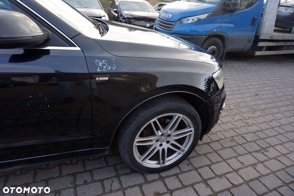 MASKA ZDERZAK BŁOTNIKI LAMPY Q5 I 8R LZ9Y XENON SPRYSKI S-LINE AUDI 2008-2012 CZARNY PRZÓD KOMPLETNY - 15