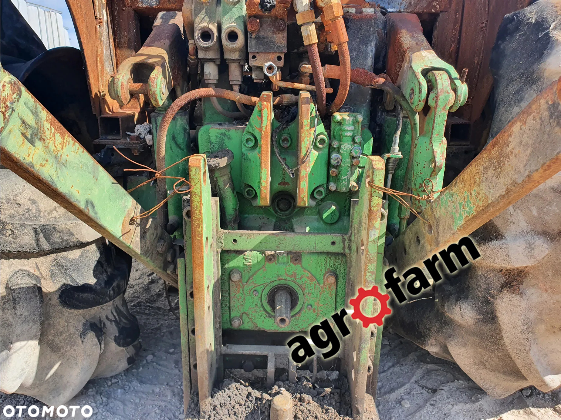 John Deere 6110 6210 6310 silnik skrzynia blok most wał zwolnica - 4
