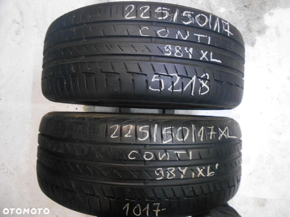 OPONY 225/50R17 CONTINENTAL PREMIUM CONTACT 6 XL DOT 5218 / 1017 8MM - 1