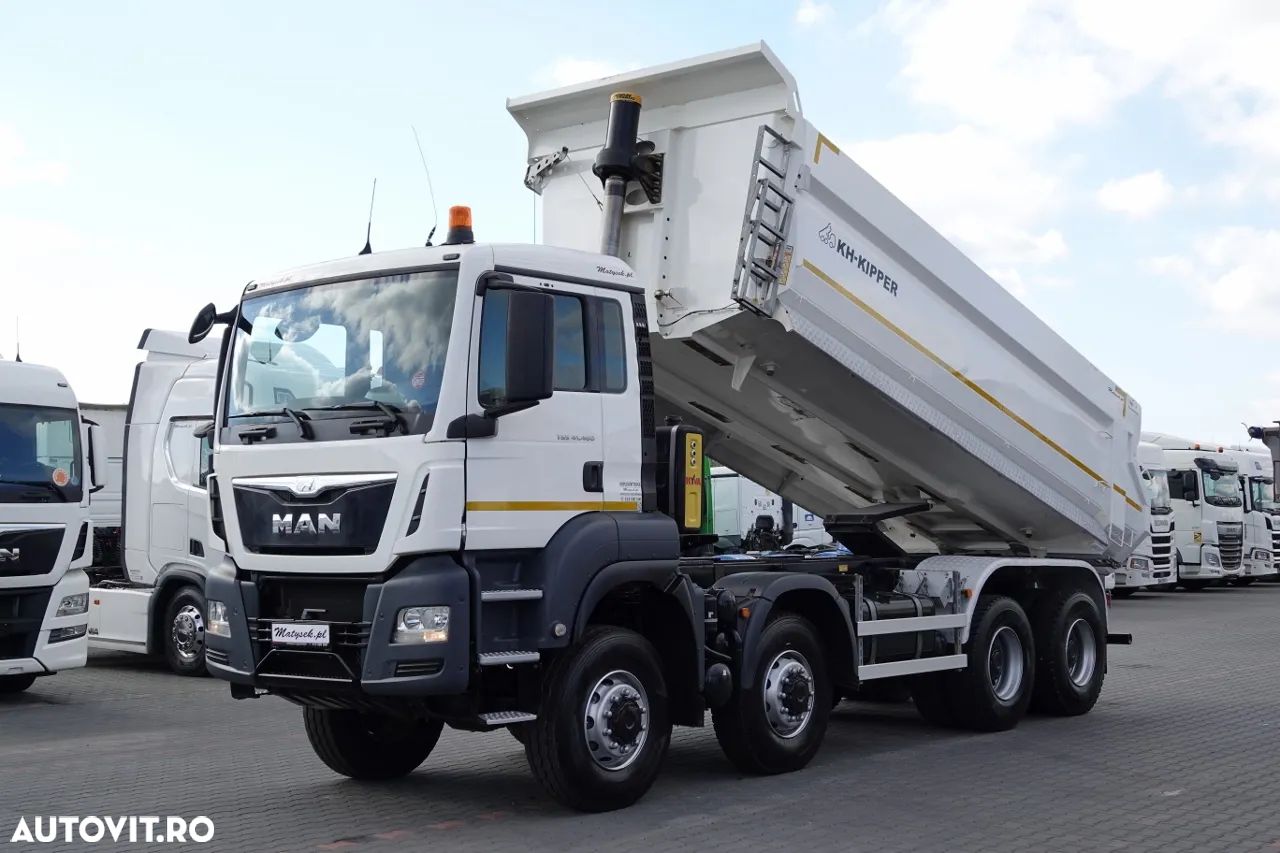 MAN TGS 41.460 / 8x8 / REAR TIPPER / MANUAL / KH-KIPPER / EURO 6 / 2019 YEAR - 1