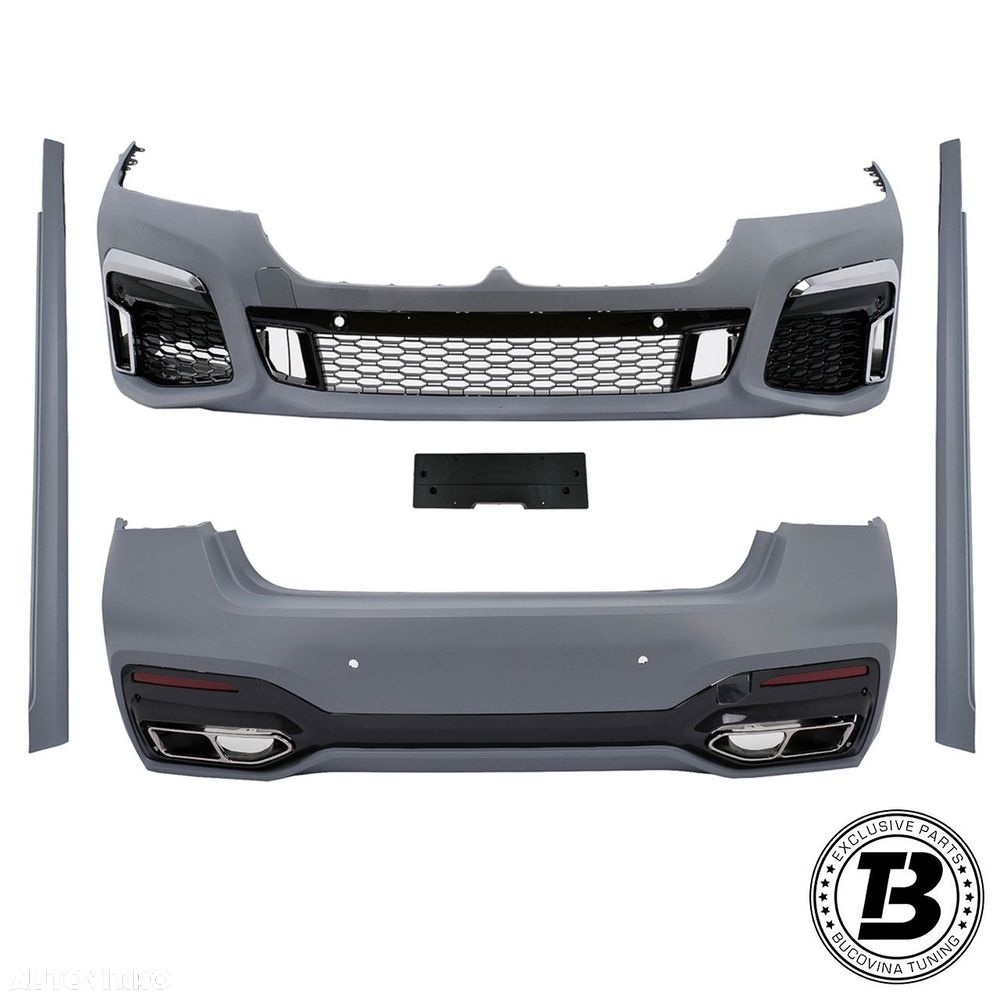 Pachet Exterior compatibil cu BMW Seria 7 G12 LCI M Tech Design - 1